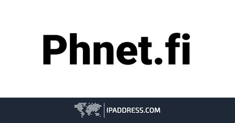 phnet|phnet aloitussivu verkossa.